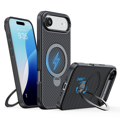 Tough On Armour Case with Ring Holder Stand MagSafe Compatible for iPhone 17 Series