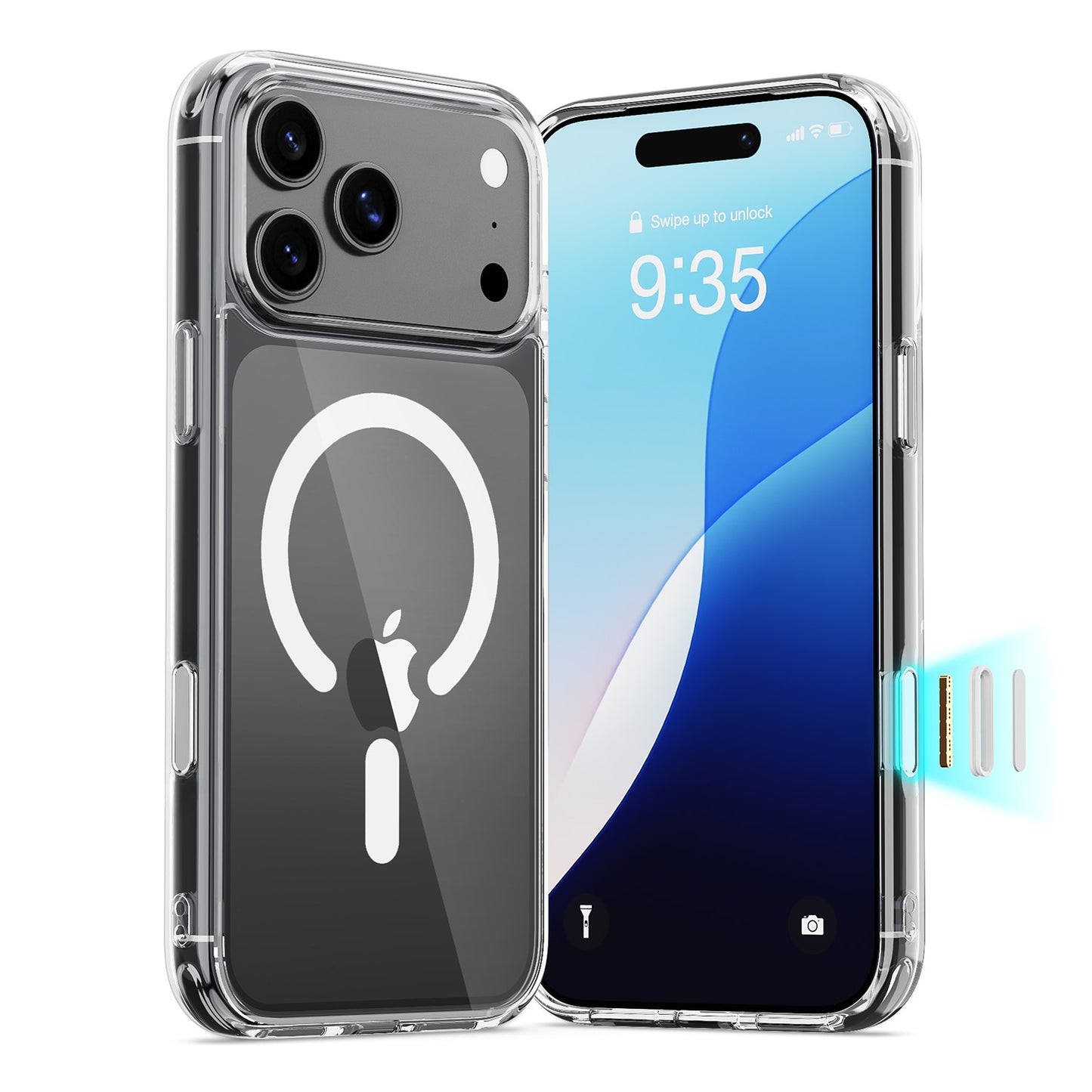 Tough On Clear MagSafe Case with No Yellowing for iPhone
