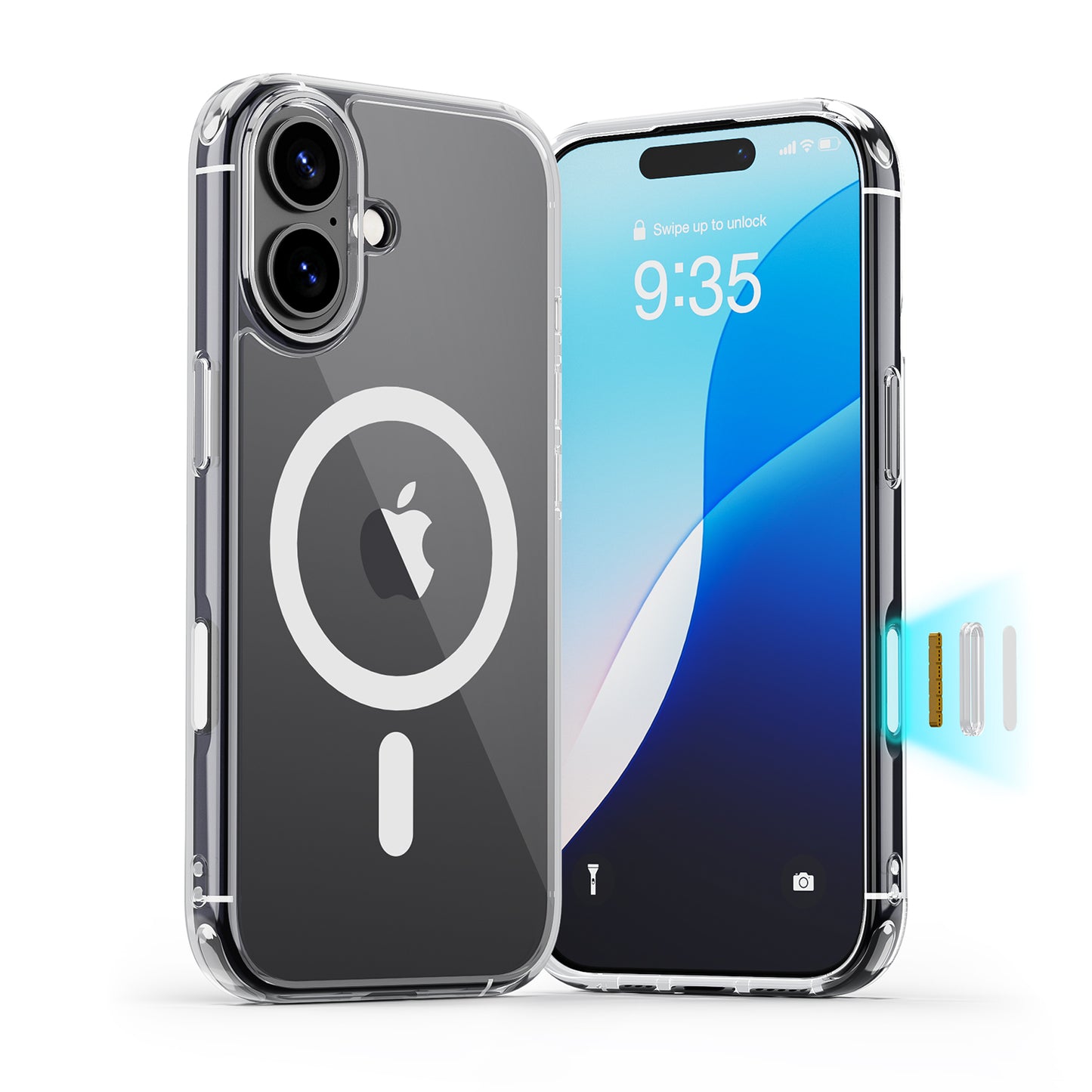 Tough On Clear MagSafe Case with No Yellowing for iPhone