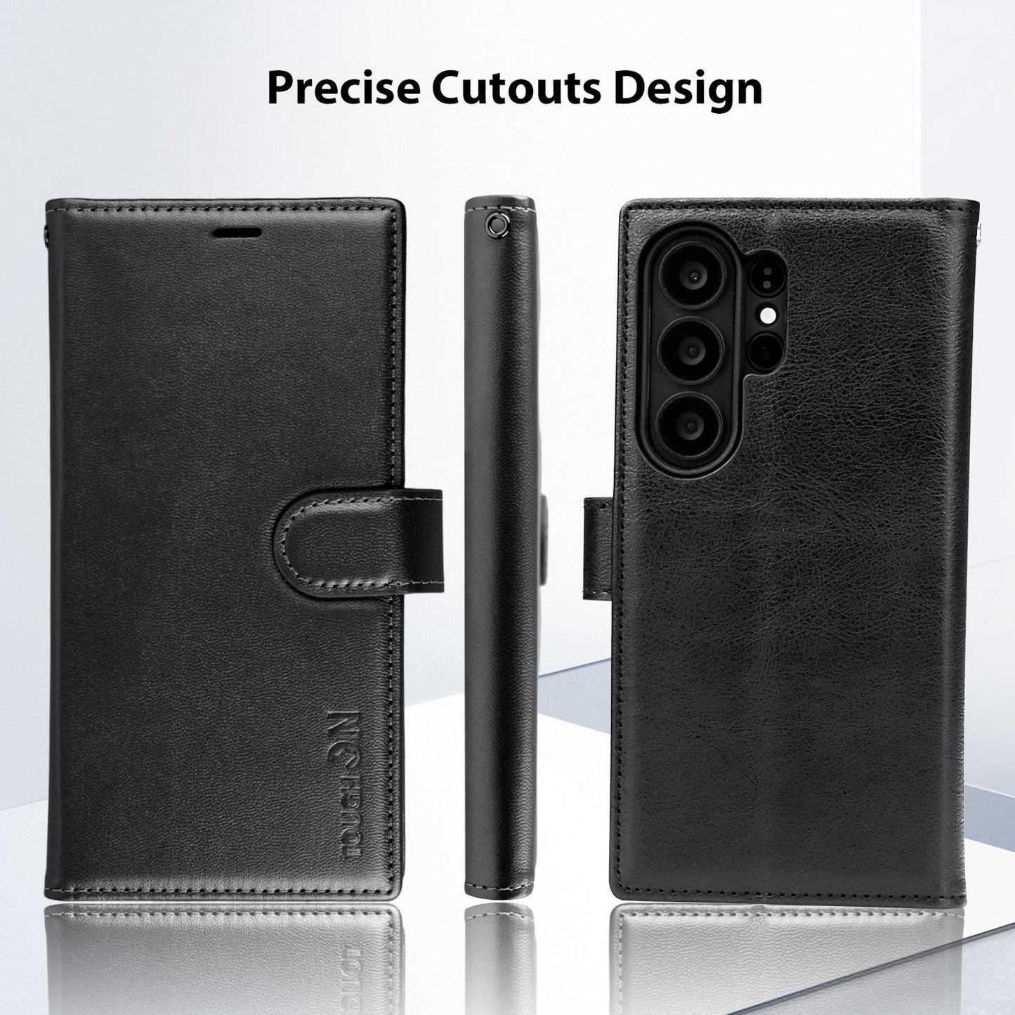 Tough On Samsung Galaxy Flip Wallet Leather Case