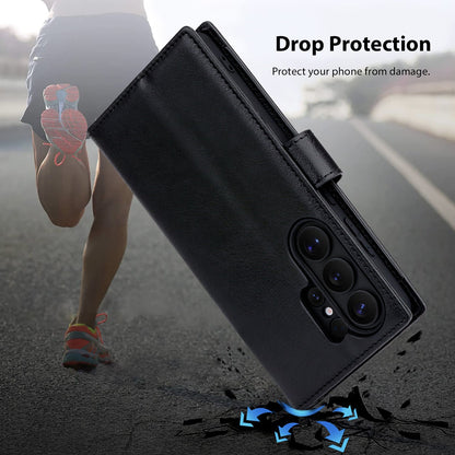 Tough On Samsung Galaxy Flip Wallet Leather Case