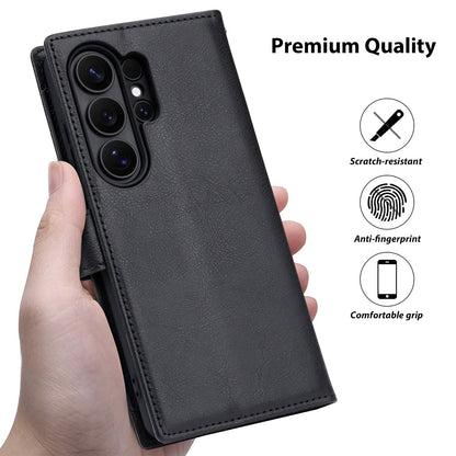 Tough On Samsung Galaxy Flip Wallet Leather Case