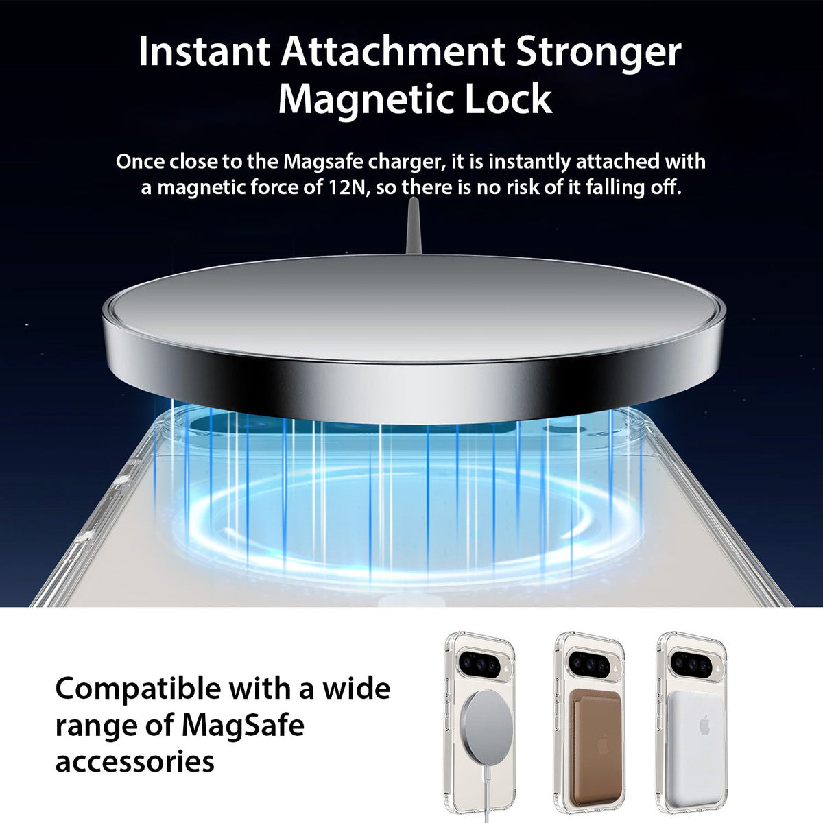 Tough On Google Pixel 10 Case Clear Air with MagSafe
