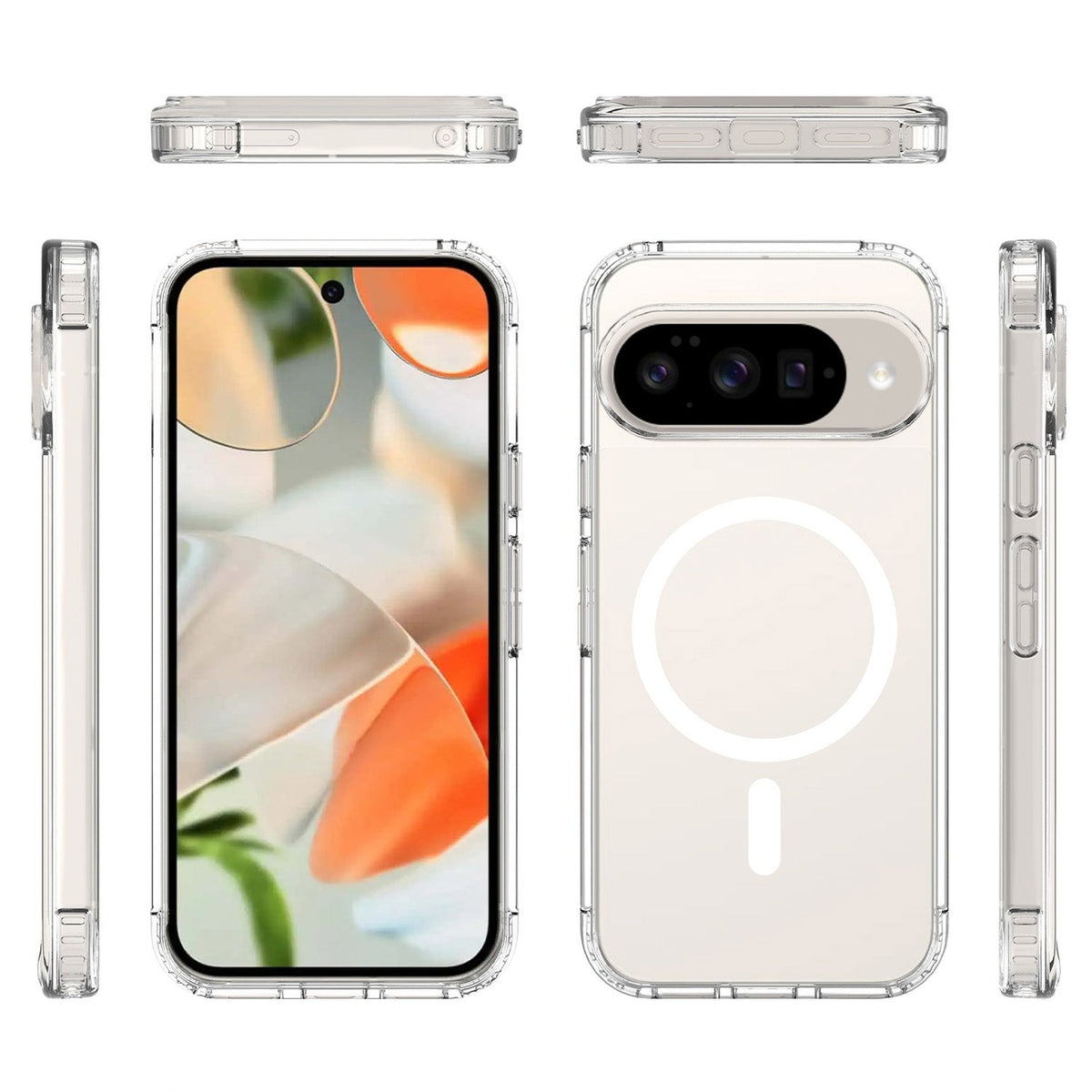 Tough On Google Pixel 10 Pro Case Clear Air with MagSafe