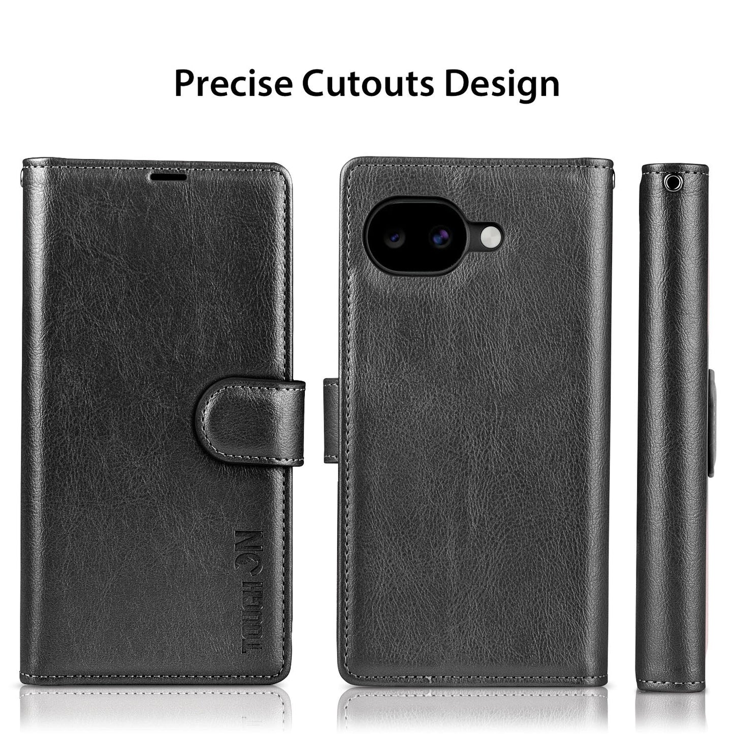 Tough On Google Pixel 10a Flip Wallet Leather Case
