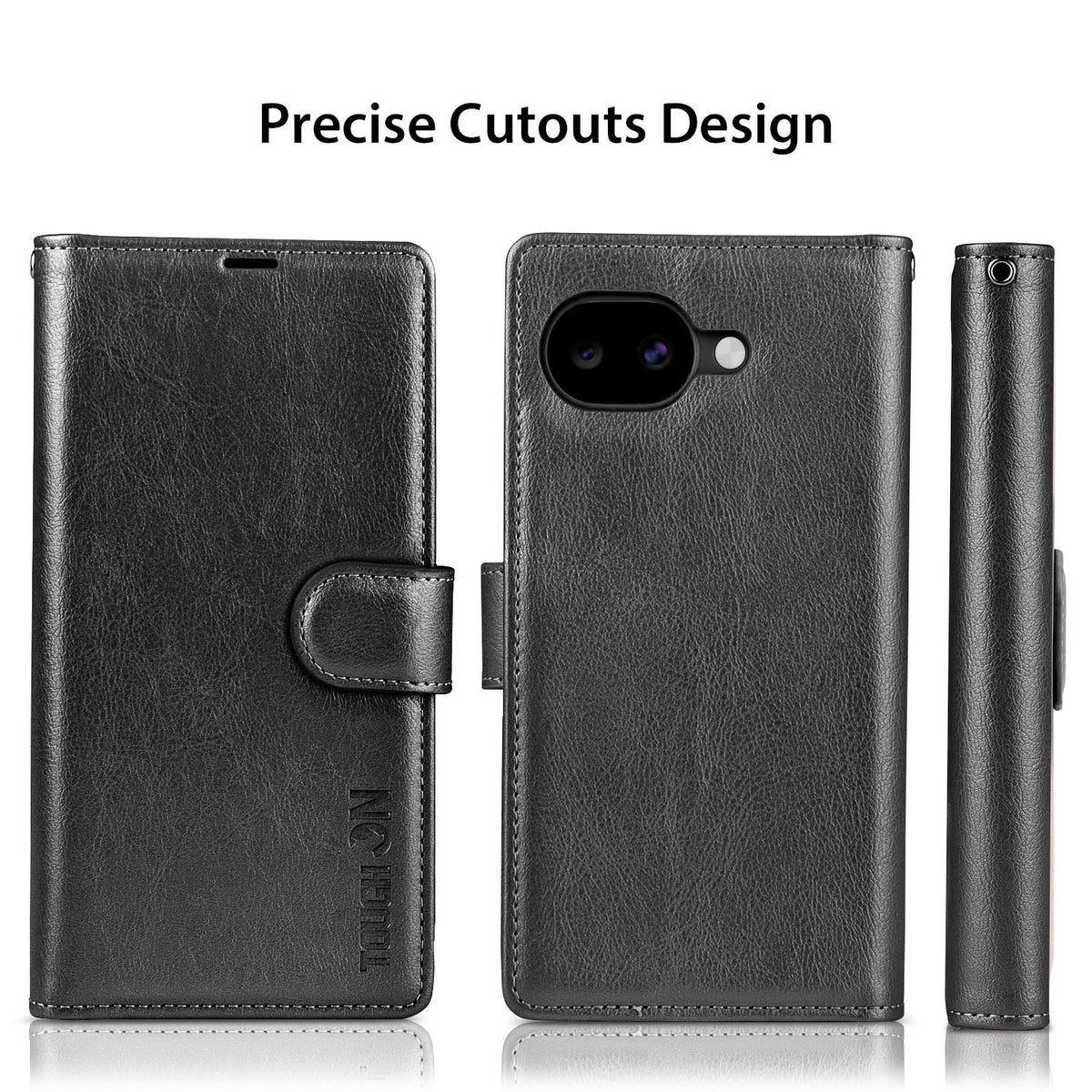Tough On Google Pixel 10a Flip Wallet Leather Case