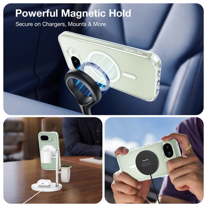 Tough On Google Pixel 10a Magnetic Case Clear Air