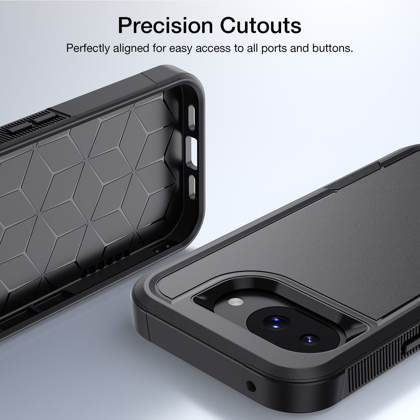 Tough On Google Pixel 10a Magnetic Case Heavy Armor Black