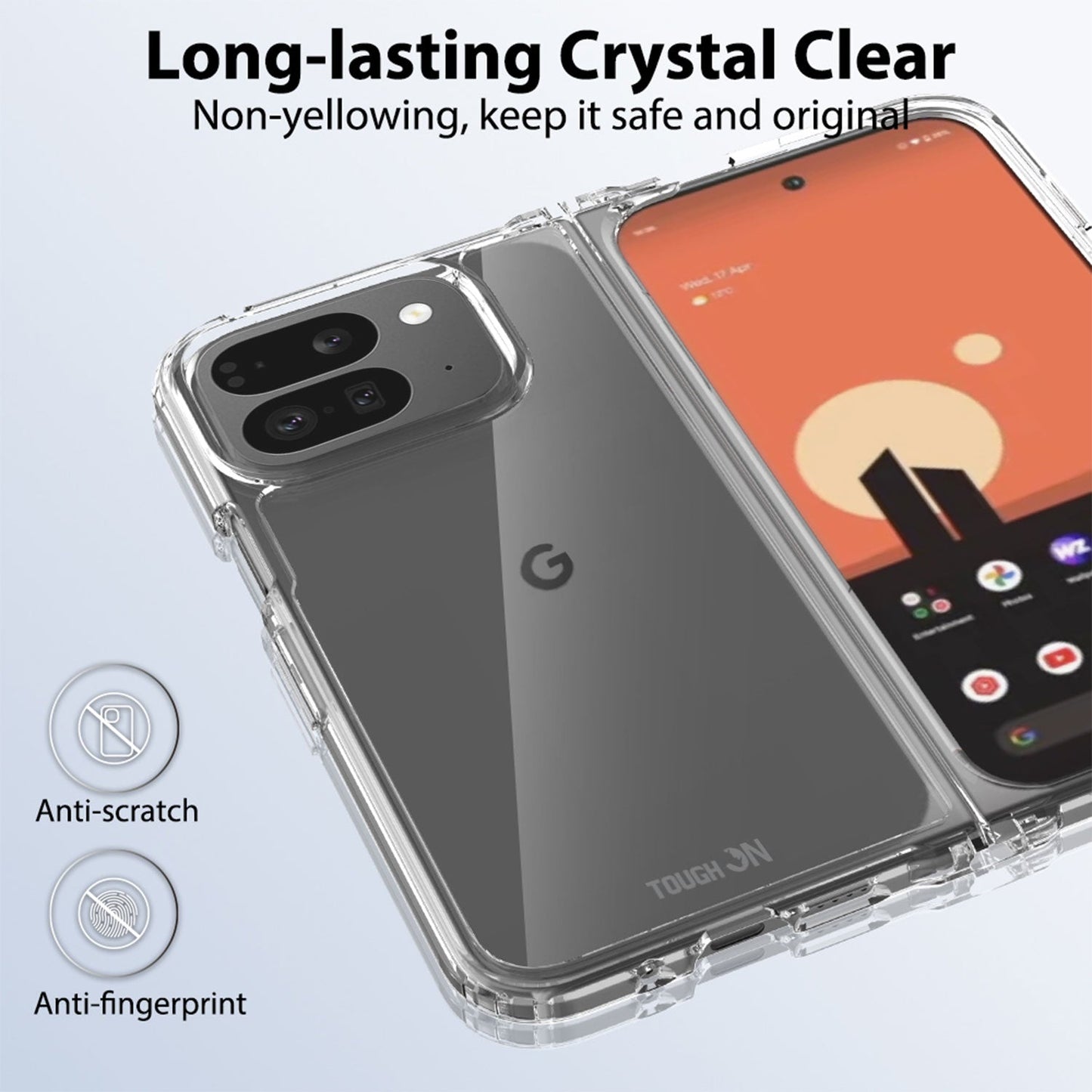 Tough On Google Pixel 9 Pro Fold Case Clear Air