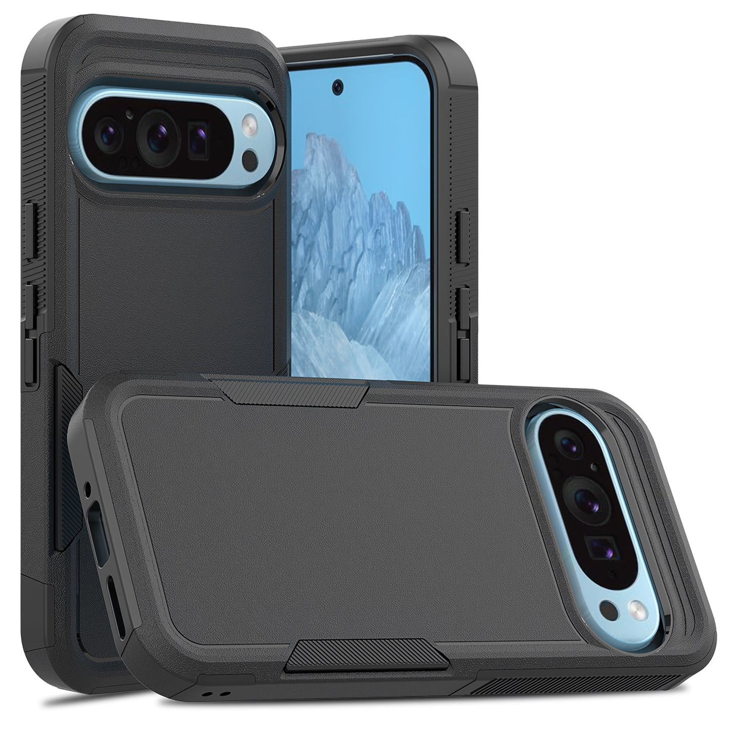 Tough On Google Pixel 9 Pro XL Case Tough Armor Black