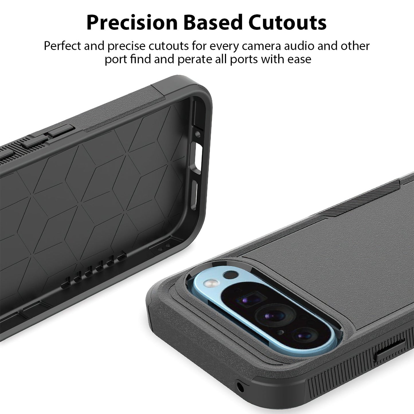 Tough On Google Pixel 9 Pro XL Case Tough Armor Black