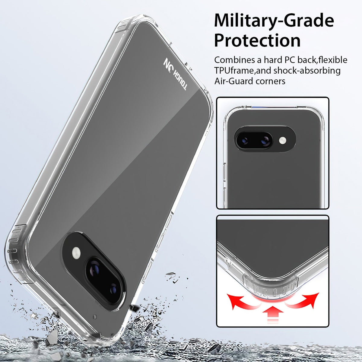 Tough On Google Pixel 9a Case Clear Air