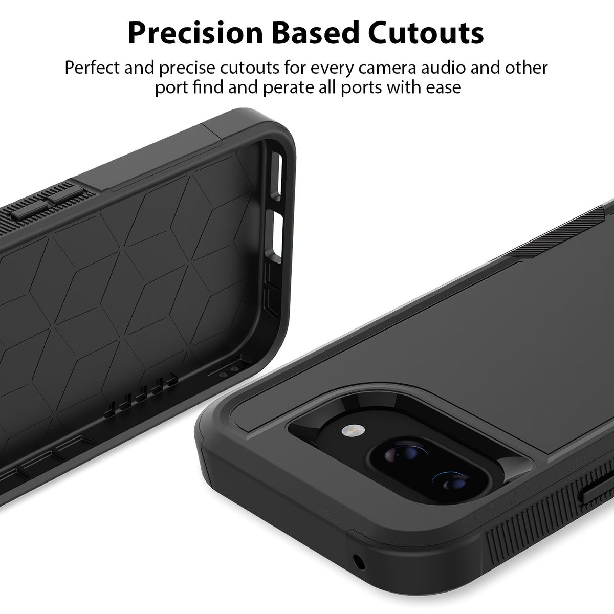 Tough On Google Pixel 9a Case Tough Armor Black