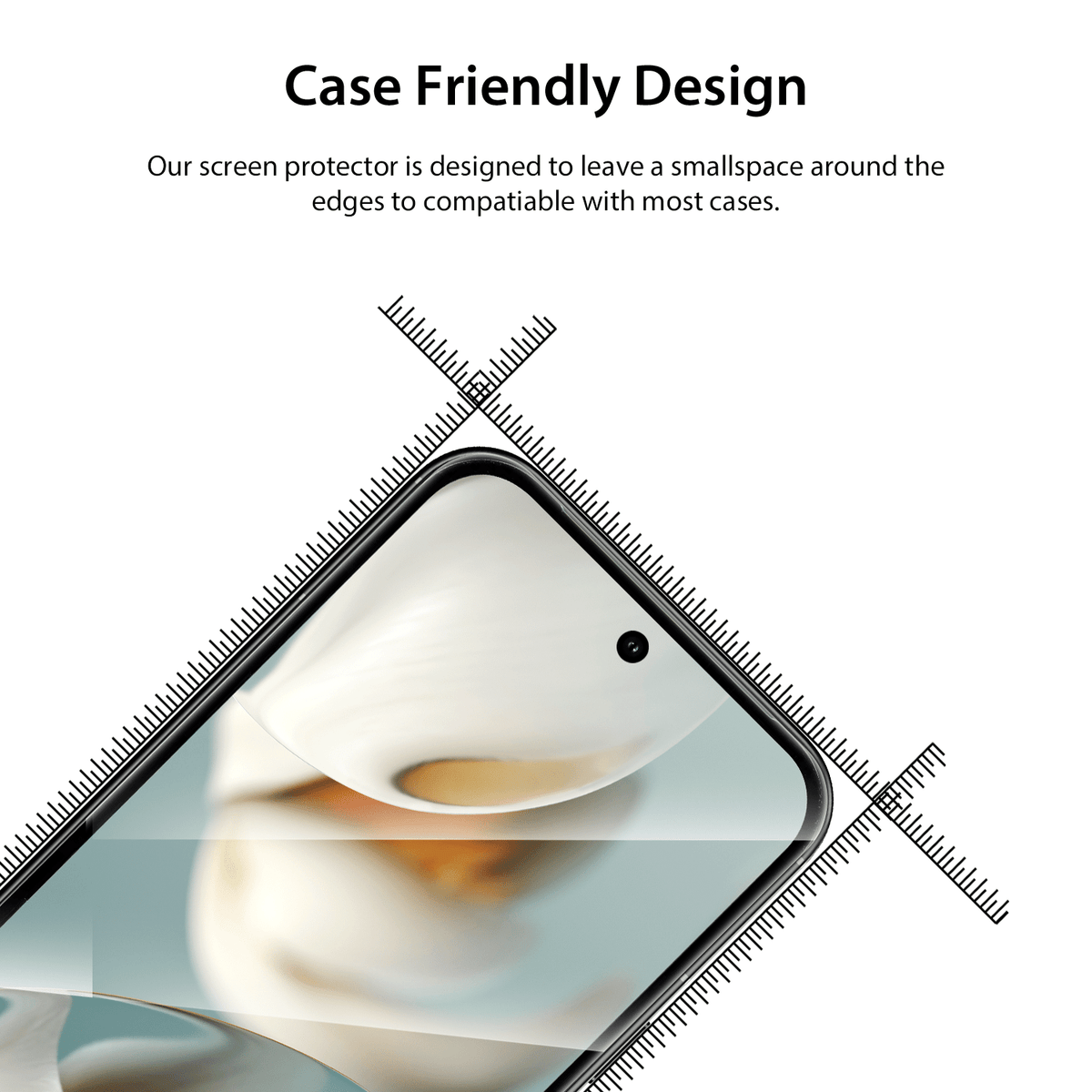 Tough On Google Pixel 9a Tempered Glass Screen Protector