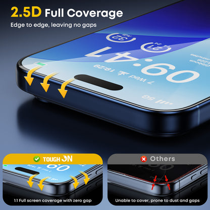 Tough On HD Clear Nano Glass Screen Protector for iPhone