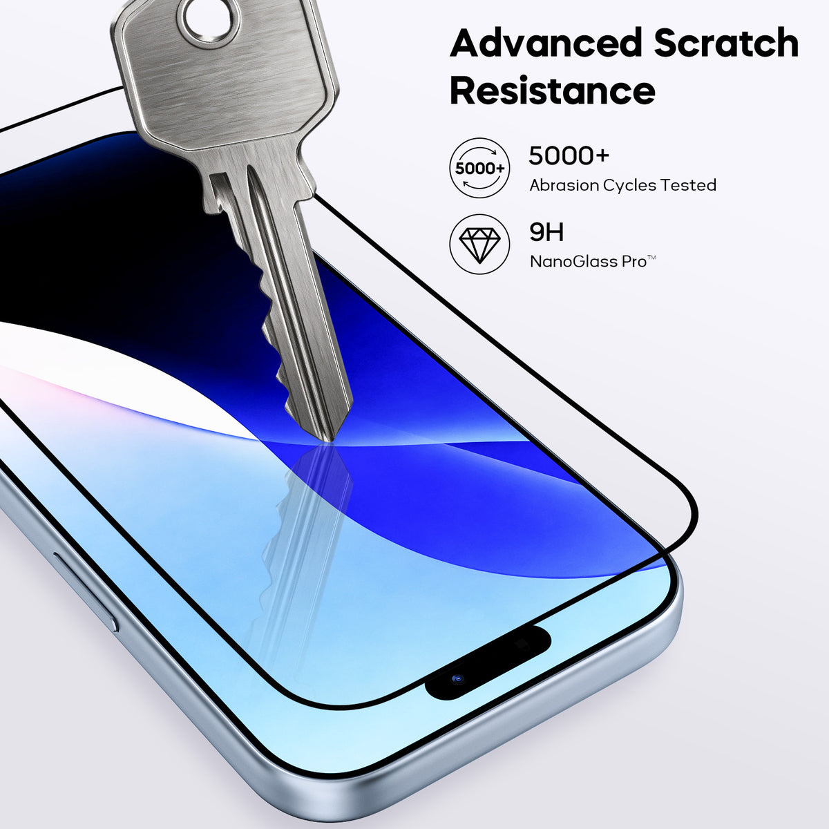 Tough On HD Clear Nano Glass Screen Protector for iPhone