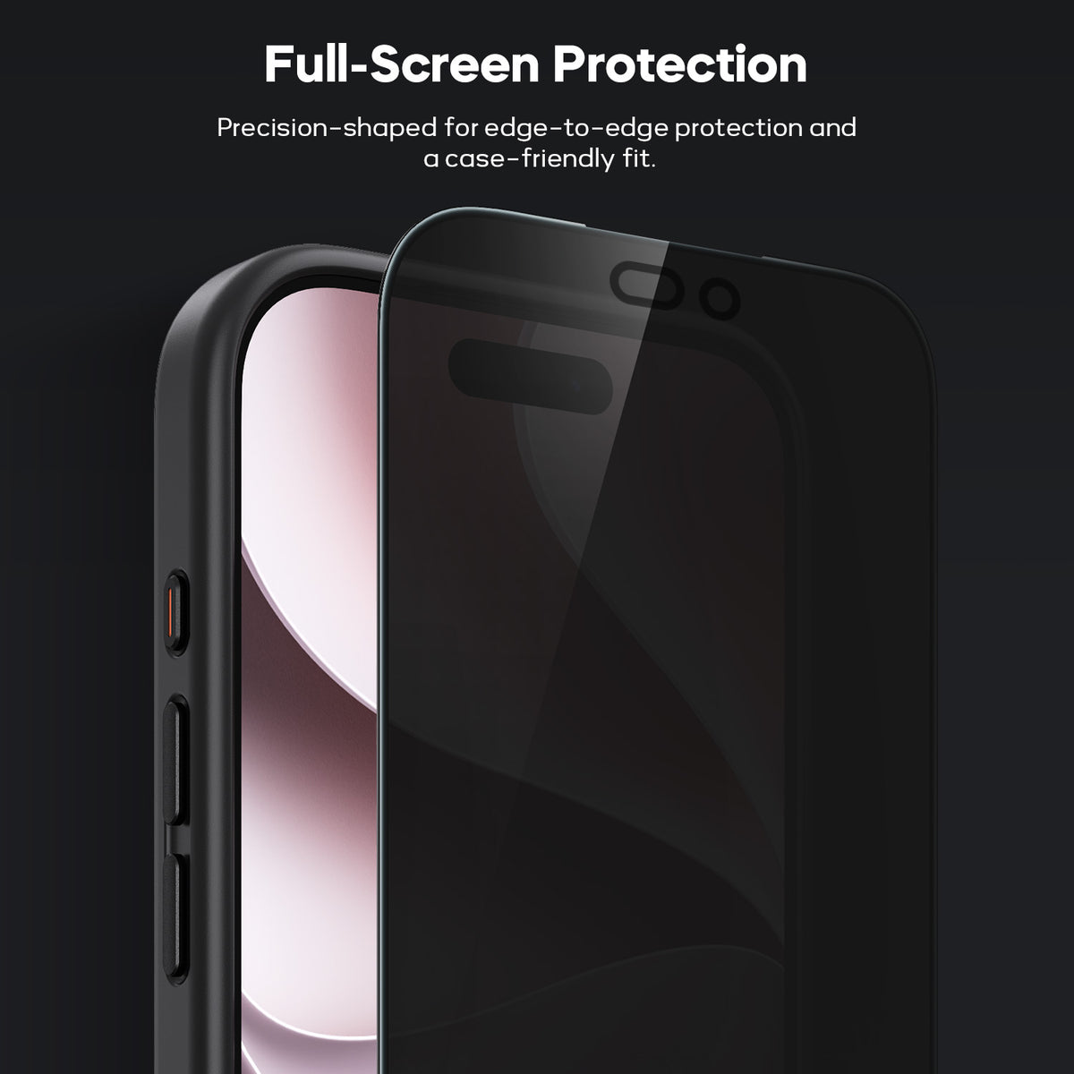 Tough On Privacy Nano Glass Screen Protector for iPhone