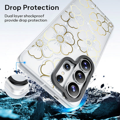 Tough On Samsung Galaxy IMD Golden Flora Case