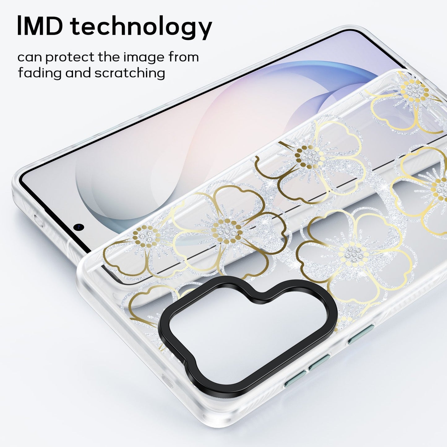 Tough On Samsung Galaxy IMD Golden Flora Case