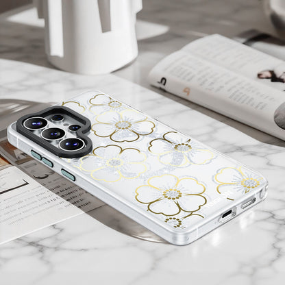 Tough On Samsung Galaxy IMD Golden Flora Case