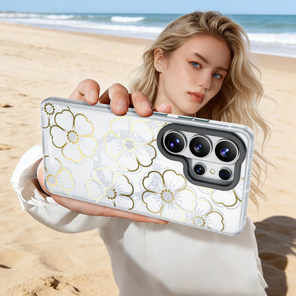 Tough On Samsung Galaxy IMD Golden Flora Case