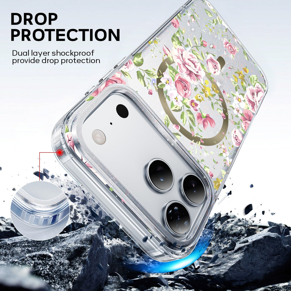 Tough On IMD Pattern Case With MagSafe for iPhone