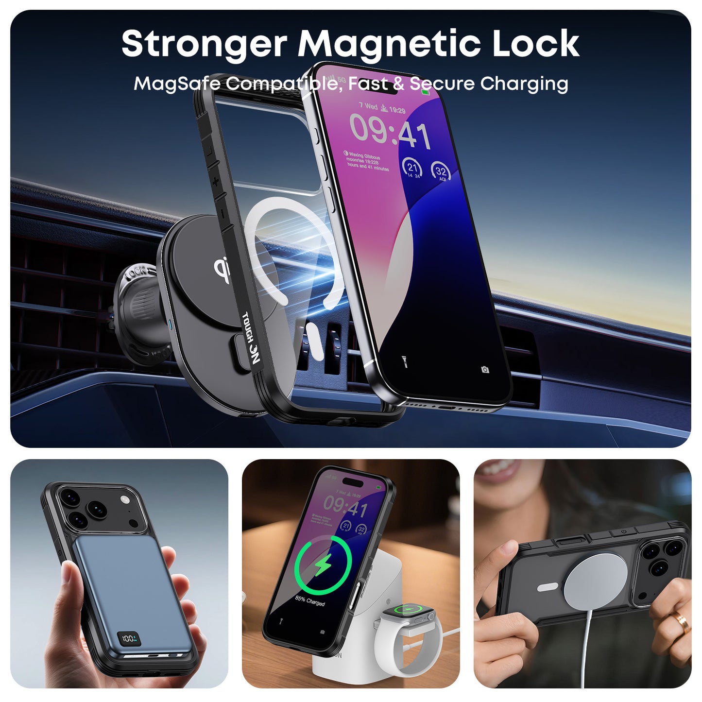 Tough On Iron Shield Case with MagSafe for iPhone