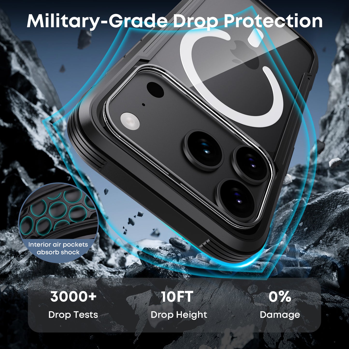 Tough On Iron Shield Case with MagSafe for iPhone