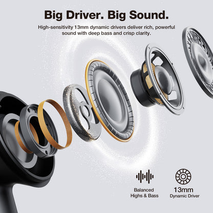 Tough On K2 Adaptive Hybrid ANC In-Ear Headphones