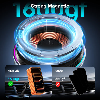 Tough On MagCool Qi2 Wireless Car Charger with Active TEC Cooling