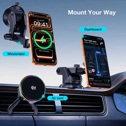 Tough On MagCool Qi2 Wireless Car Charger with Active TEC Cooling