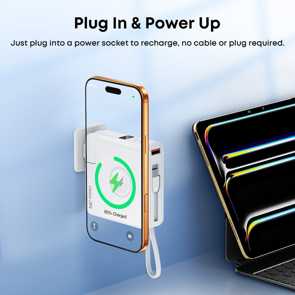 Tough On MagGo 5-in-1 Universal Travel Power Bank 10000mAh