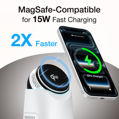 Tough On MagMax 3-in-1 Qi2 Wireless Charging Station