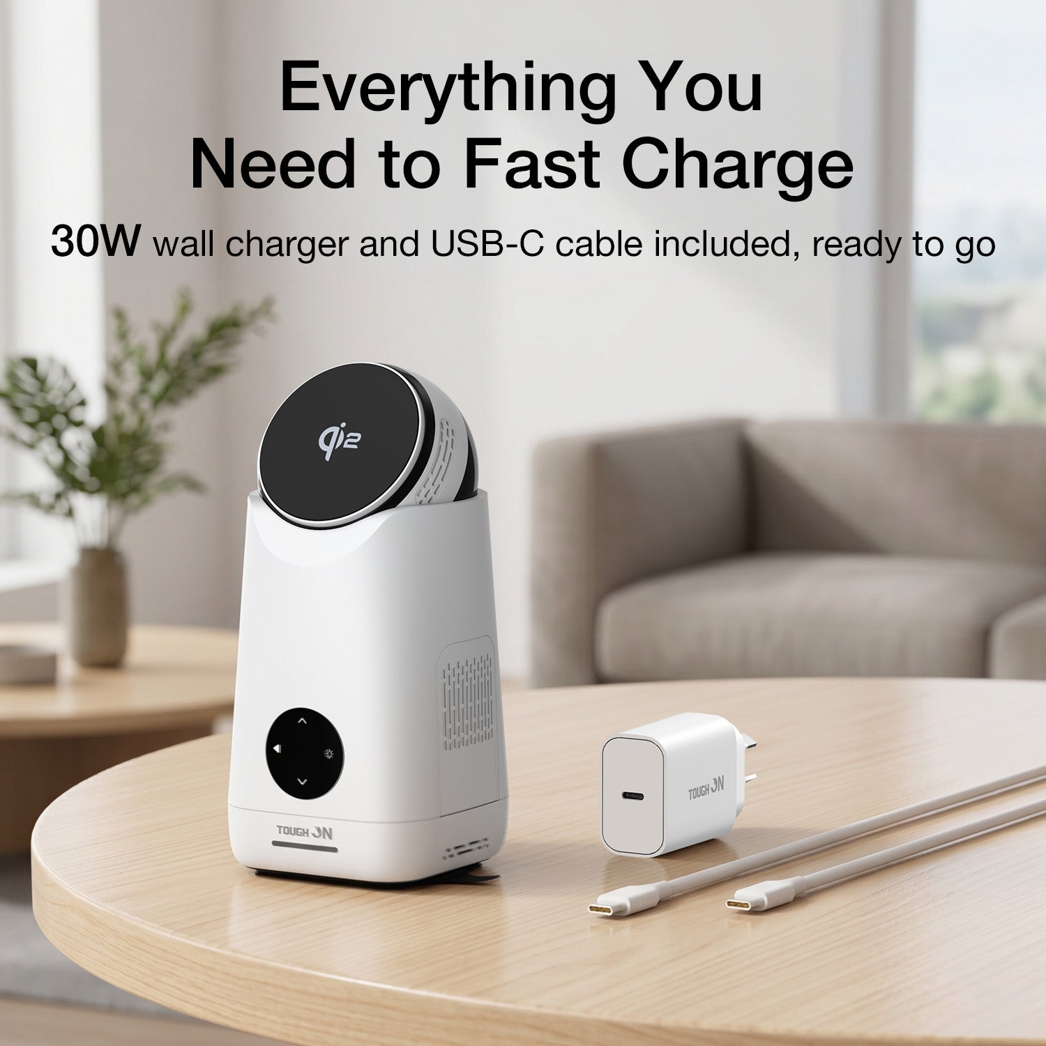 Tough On MagMax 3-in-1 Qi2 Wireless Charging Station