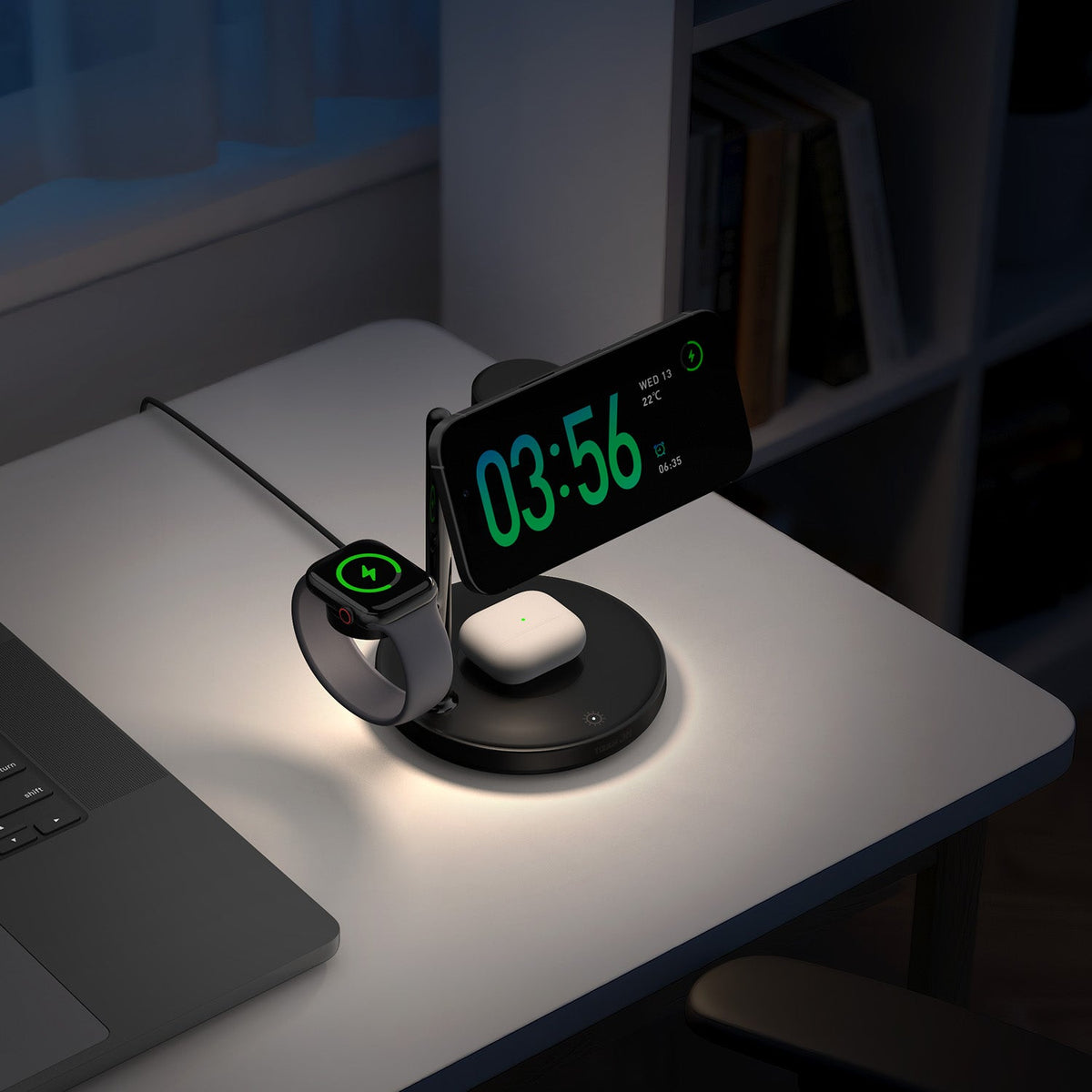 Tough On MagMore Qi2 4-in-1 Wireless Charger