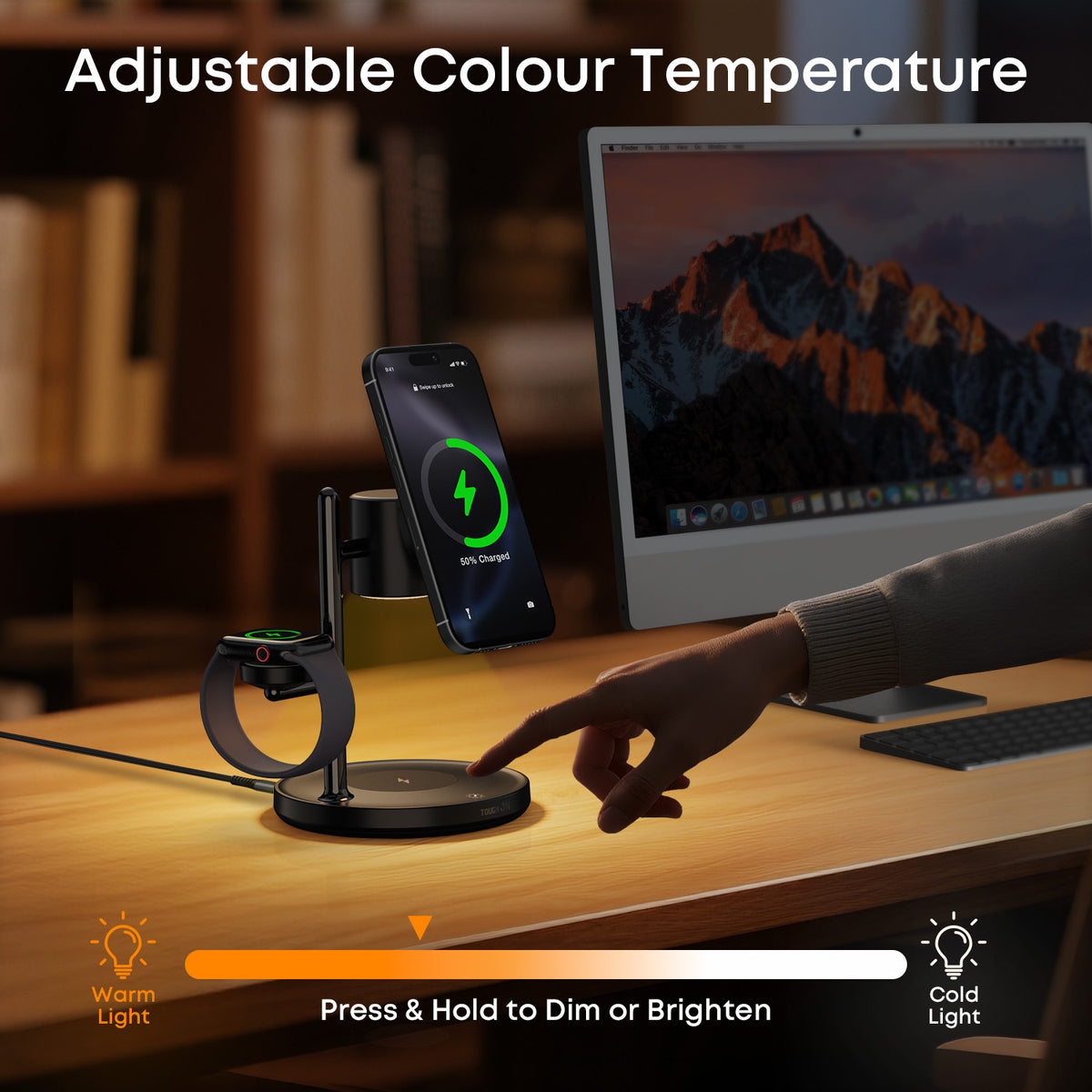 Tough On MagMore Qi2 4-in-1 Wireless Charger
