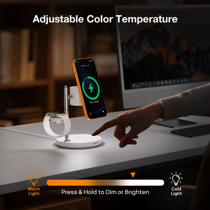 Tough On MagMore Qi2.2 25W 4-in-1 Wireless Charger