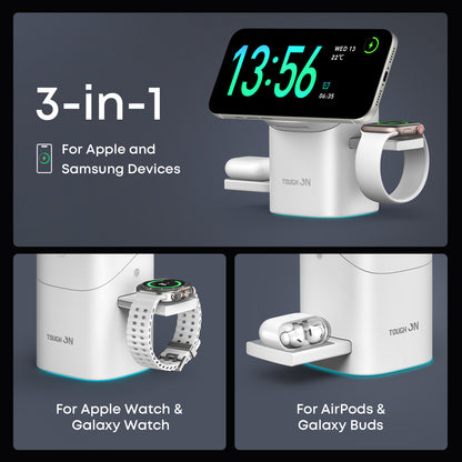 Tough On MagPro Qi2 25W 3-in-1 Wireless Charger