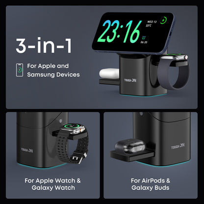 Tough On MagPro Qi2 25W 3-in-1 Wireless Charger