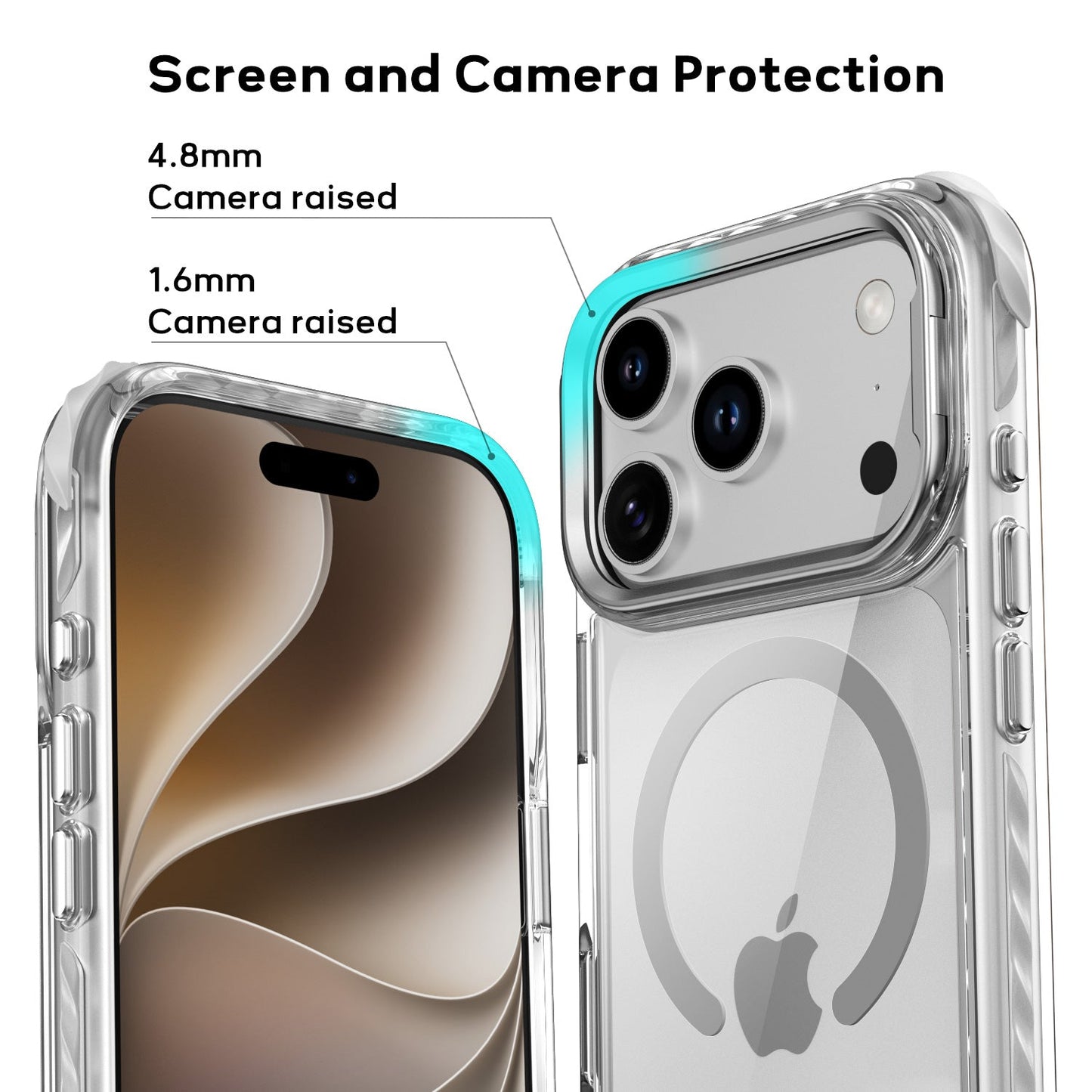 Tough On Magnetic Case with Camera Stand for iPhone