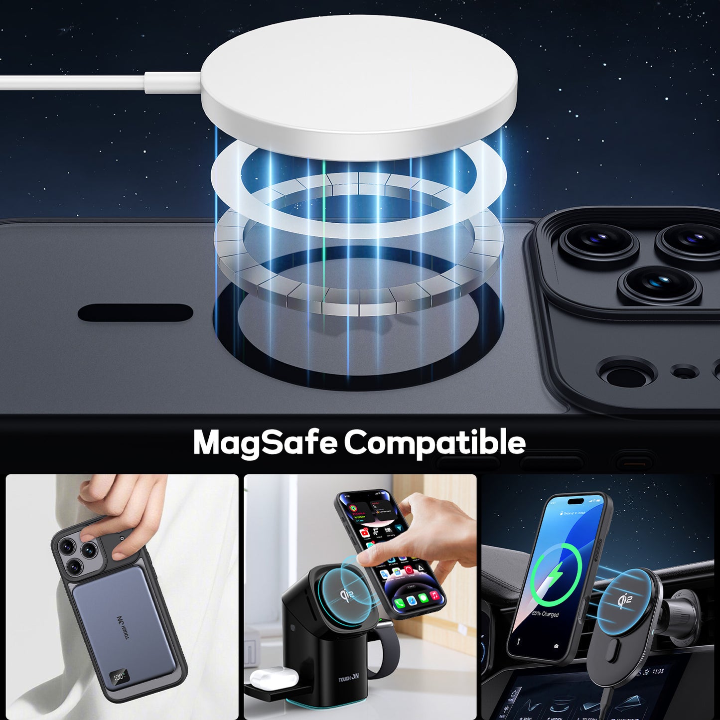 Tough On Matte Case with Magsafe for iPhone