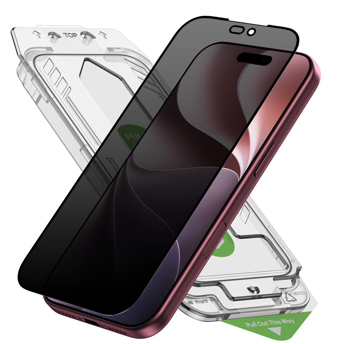 Tough On Privacy Nano Glass Screen Protector for iPhone