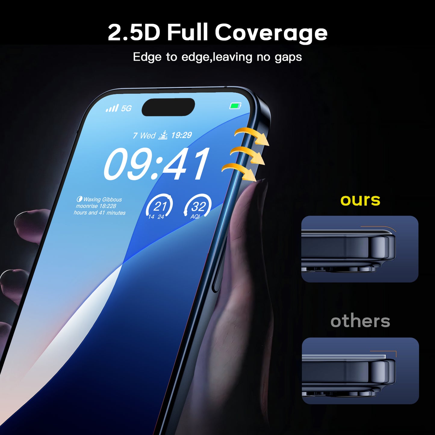 Tough On Privacy Nano Glass Screen Protector for iPhone