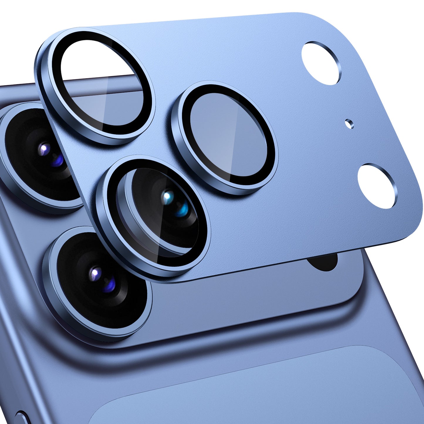 Tough On Rear Camera Protector Matte Metal for iPhone