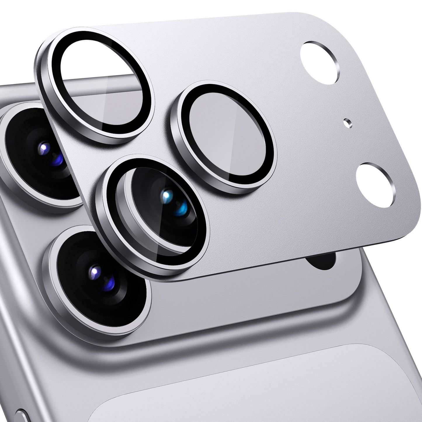 Tough On Rear Camera Protector Matte Metal for iPhone