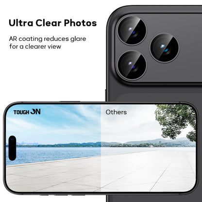 Tough On Rear Camera Protector Matte Metal for iPhone