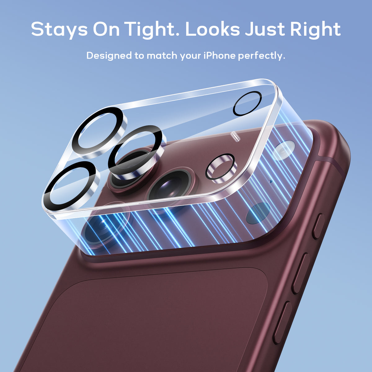 Tough On Rear Camera Protector Tempered Glass for iPhone