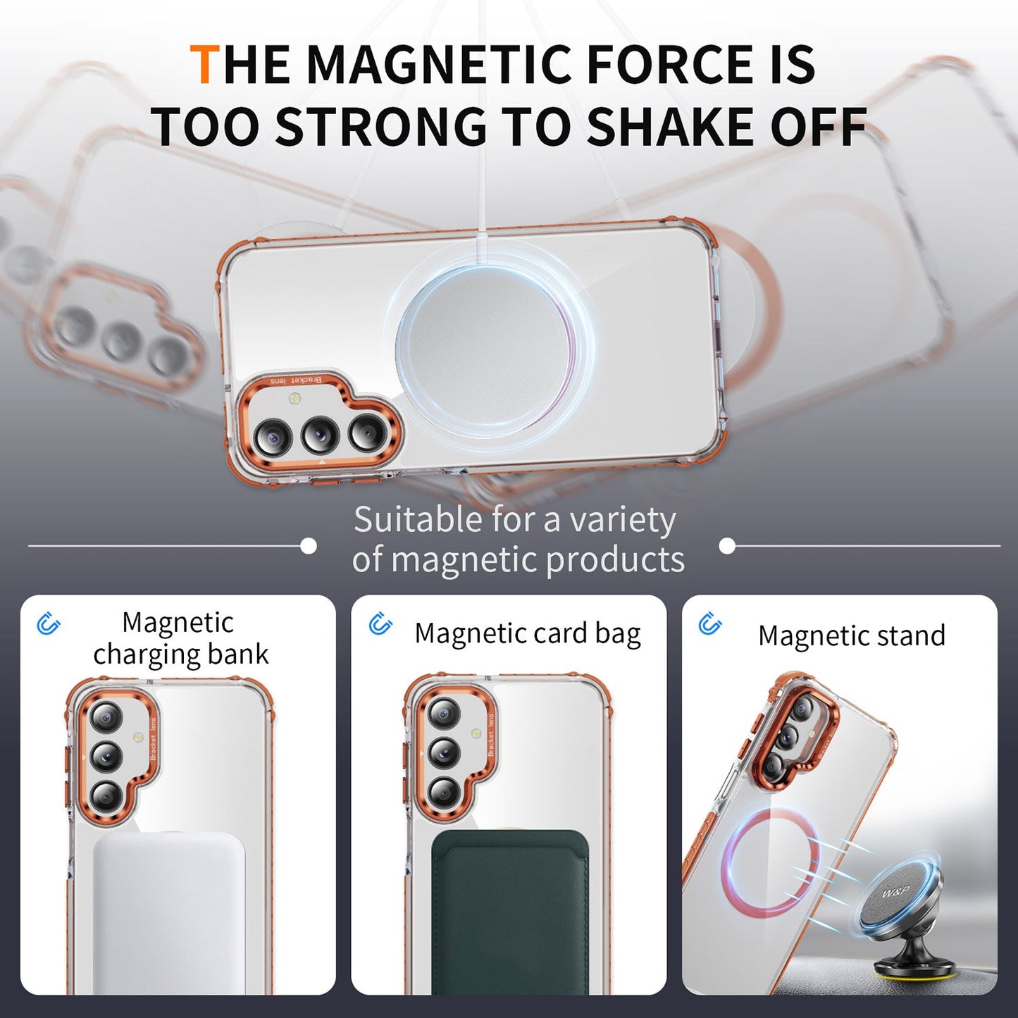 Tough On Samsung Galaxy A16 Case Camera Stand with Magnetic