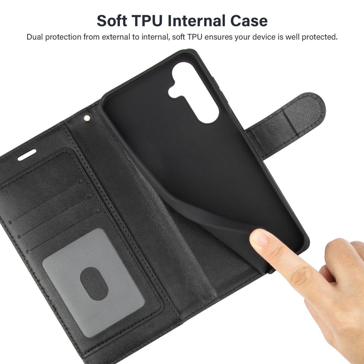 Tough On Samsung Galaxy A17/A16 Case Wallet Leather Cover