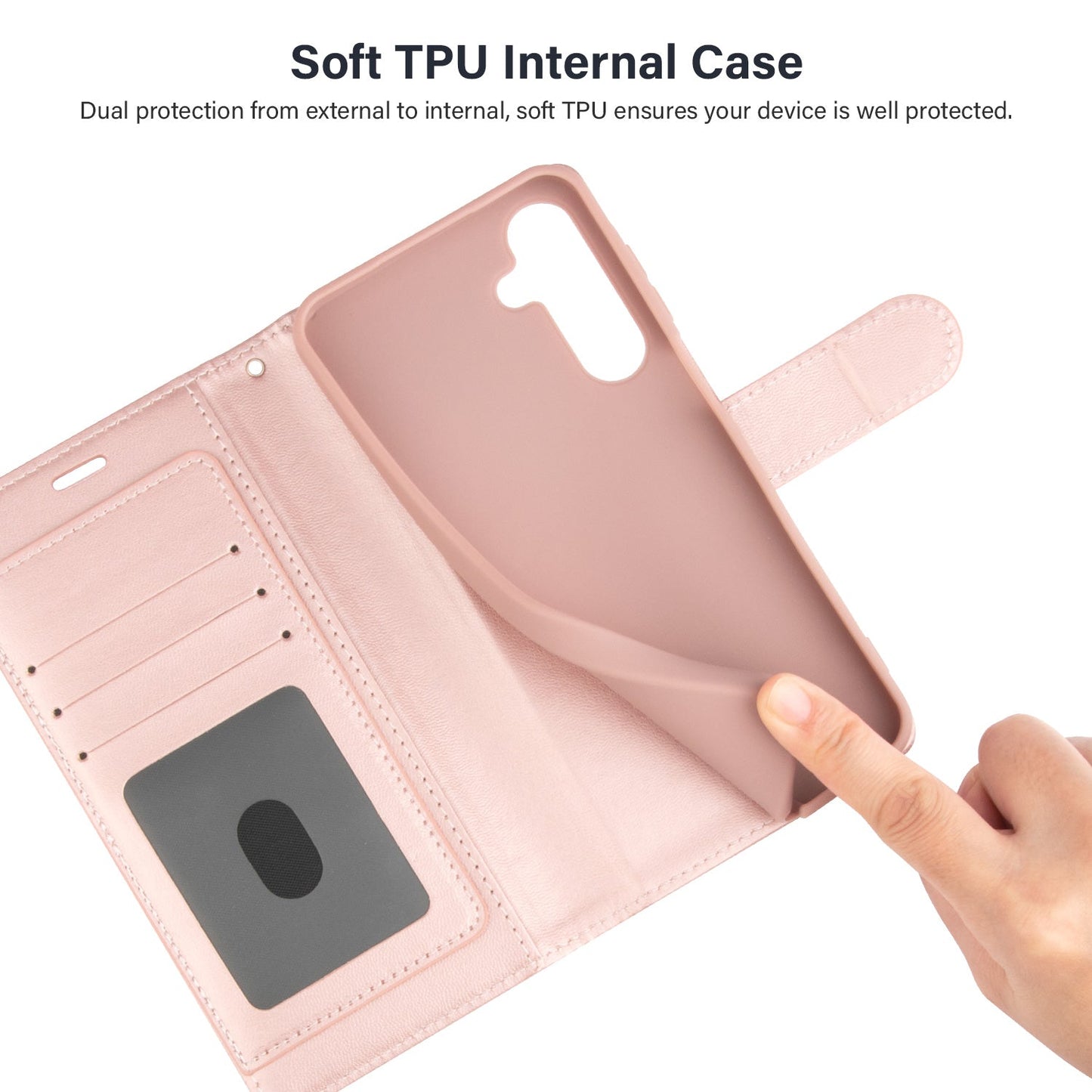 Tough On Samsung Galaxy A17/A16 Case Wallet Leather Cover